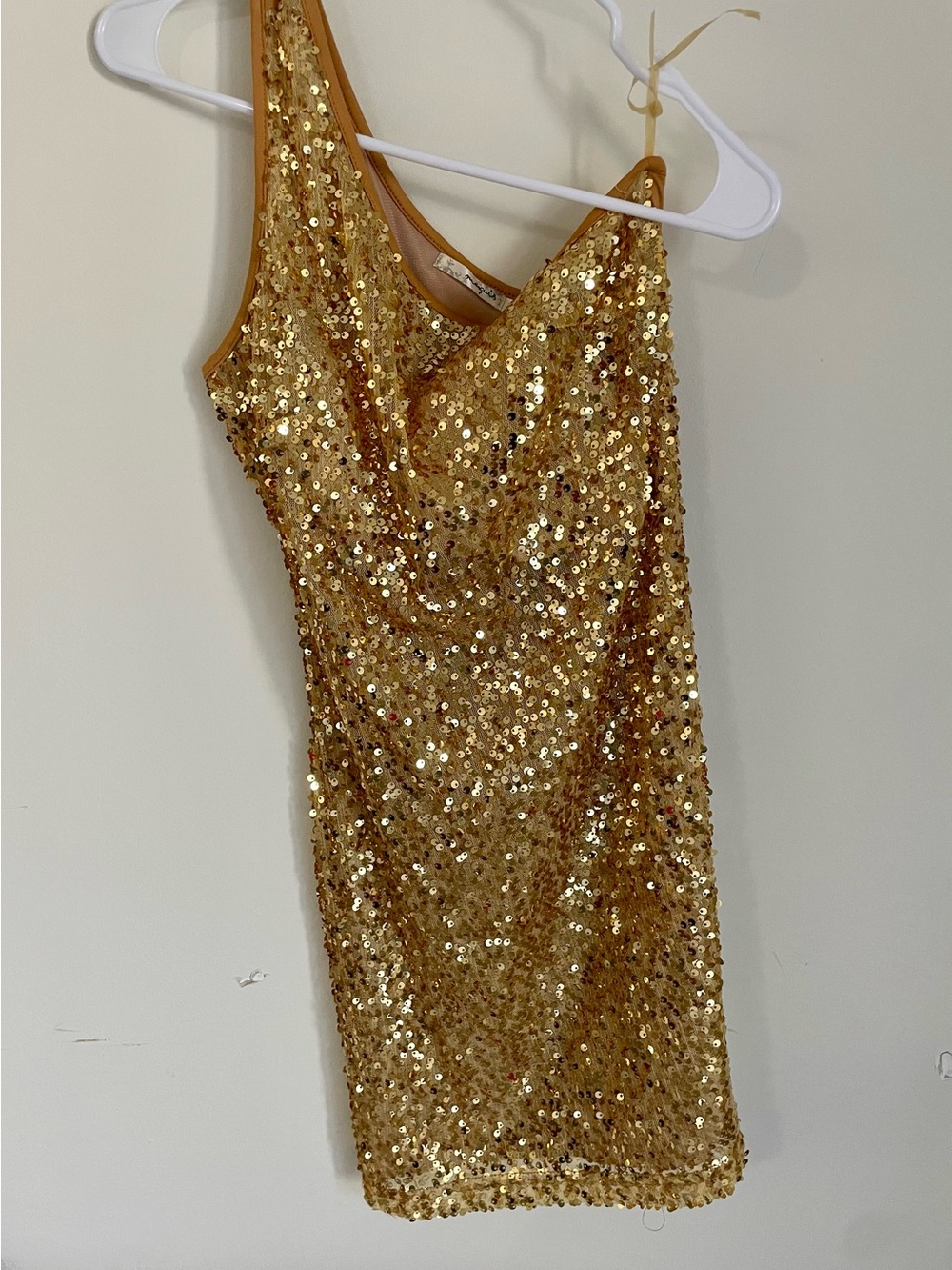 Marquise Gold Sequin Mini Dress